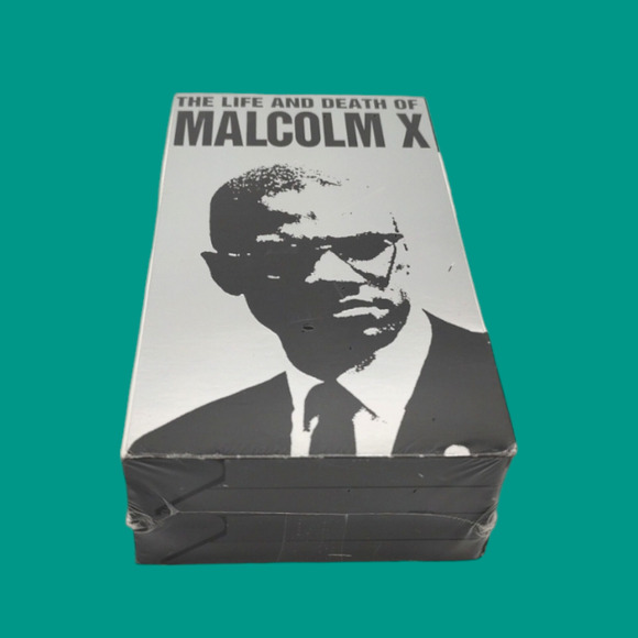 Sealed 1992 Vintage VHS 2 Tape Set The Life and Death of Malcolm X - Documentary - Picture 2 of 5